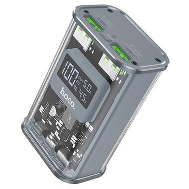 Портативное зарядное устройство Power Bank Hoco J105 Discovery Edition 22.5W 10000 mAh Gray фото №1