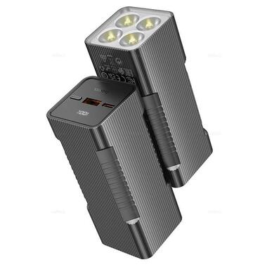 Повербанк Hoco Q15 Flashlight 10000 mAh 22,5 W Black (6942007601542) фото №1