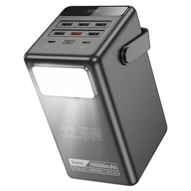 Портативное ЗУ Power Bank Hoco DB03 Endure 22.5W 100 000 mAh Black фото №1