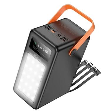 Батарея универсальная HOCO 120000mAh Prometheus 22.5W Fast Chardge, 2*LED lamp, Black (DB120 / 714723) фото №1