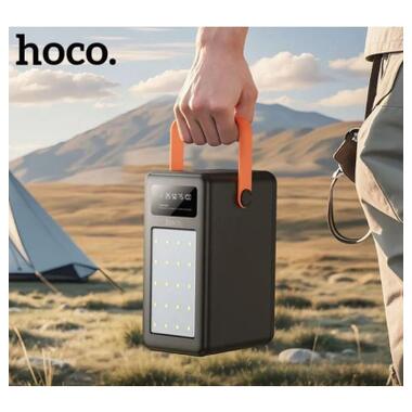 Батарея универсальная HOCO 120000mAh Prometheus 22.5W Fast Chardge, 2*LED lamp, Black (DB120 / 714723) фото №7