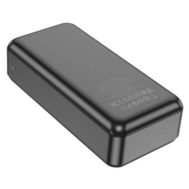 Батарея универсальная HOCO 30000mAh Astute 22.5W PD QC Black (J101B / 714732) фото №3