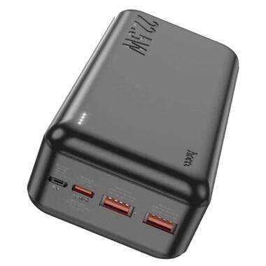 Батарея универсальная HOCO 30000mAh Astute 22.5W PD QC Black (J101B / 714732) фото №2