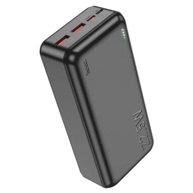 Батарея универсальная HOCO 30000mAh Astute 22.5W PD QC Black (J101B / 714732) фото №1
