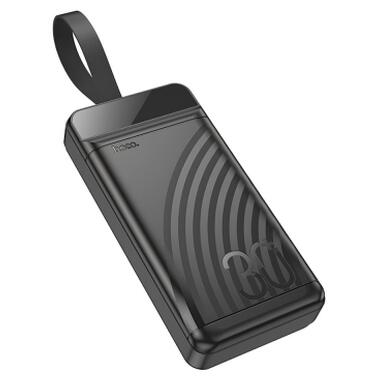 Батарея универсальная HOCO 30000mAh Element PD/20W, QC/22.5W, LED Lamp, Black (J123B / 714735) фото №2