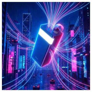 Батарея универсальная HOCO 40000mAh Powermaster PD/20W, QC/22.5W, Lamp, Black (J86 / 714737) фото №6