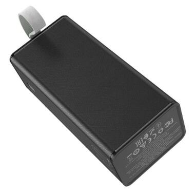 Батарея универсальная HOCO 40000mAh Powermaster PD/20W, QC/22.5W, Lamp, Black (J86 / 714737) фото №3