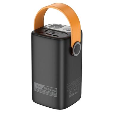 Батарея универсальная HOCO 60000mAh Astrum PD/100W, QC/3.0, LED lamp, Black (DB160 / 714724) фото №3
