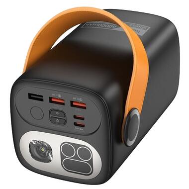 Батарея универсальная HOCO 60000mAh Astrum PD/100W, QC/3.0, LED lamp, Black (DB160 / 714724) фото №2