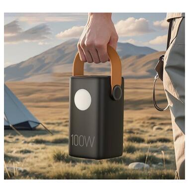 Батарея универсальная HOCO 60000mAh Astrum PD/100W, QC/3.0, LED lamp, Black (DB160 / 714724) фото №7