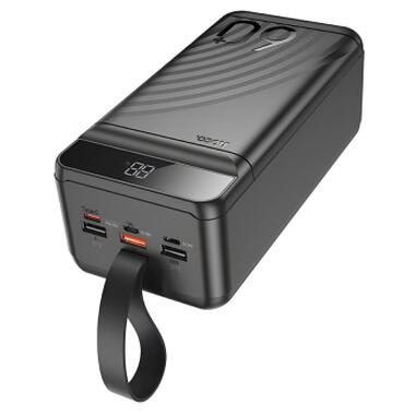 Батарея универсальная HOCO 60000mAh Element PD/20W, QC/22.5W, LED Lamp, Black (J123C / 714736) фото №3
