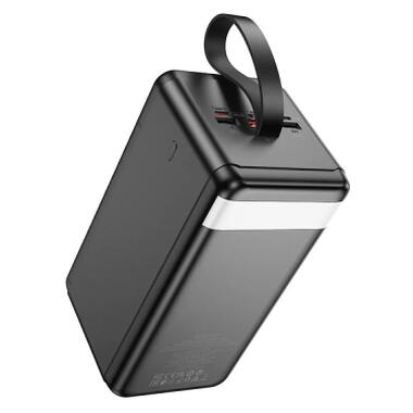 Батарея универсальная HOCO 90000mAh Element PD/20W, QC/FCP/SCP/AFC/22.5W, LCD, LED Lamp Black (J123D / 714778) фото №4