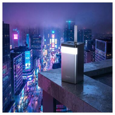 Батарея универсальная HOCO 50000mAh Powermaster PD/20W, QC/22.5W, Lamp, Black (J86A / 714738) фото №6