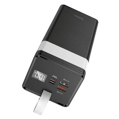 Батарея универсальная HOCO 50000mAh Powermaster PD/20W, QC/22.5W, Lamp, Black (J86A / 714738) фото №2