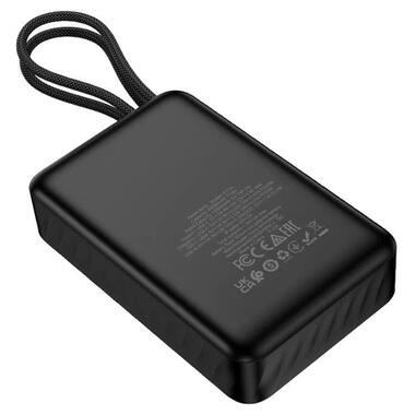 УМБ HOCO Edge PD fully compatible power bank with two cables J171A 20000mAh Black фото №2