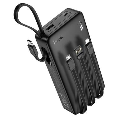 Внешний аккумулятор HOCO J146A Night tide power bank with 4 cables(20000mAh) (6942007645911) фото №1