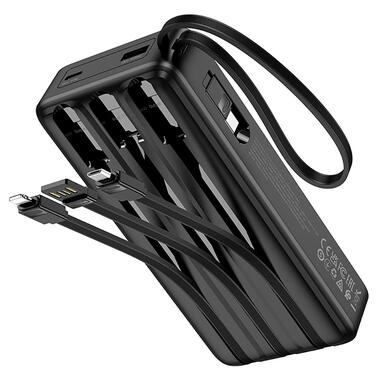Внешний аккумулятор HOCO J146A Night tide power bank with 4 cables(20000mAh) (6942007645911) фото №4