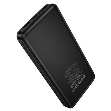 Внешний аккумулятор HOCO J154 Victorious 22.5W+PD20W fully compatible power bank(10000mAh) Black (6942007660747) фото №4