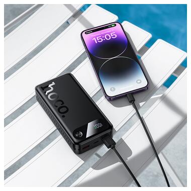 Внешний аккумулятор HOCO J154A Victorious 22.5W+PD20W fully compatible power bank(20000mAh) Black (6942007660761) фото №5