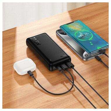 Внешний аккумулятор HOCO J159A Essence 22.5W+PD20W fully compatible power bank(20000mAh) Black (6942007673587) фото №8