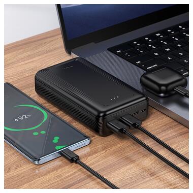 Внешний аккумулятор HOCO J165A Honey power bank(20000mAh) Black (6942007666305) фото №8