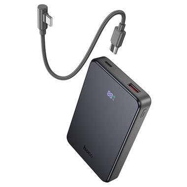Внешний аккумулятор HOCO J170 Starlight 22.5W+PD20W fully compatible power bank with cable(10000mAh) Metal Gray (6942007672696) фото №3