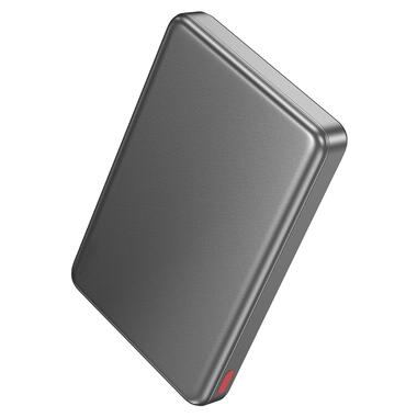 Внешний аккумулятор HOCO Q26A Joy PD20W magnetic fast charging power bank(10000mAh) metal gray (6942007624053) фото №3
