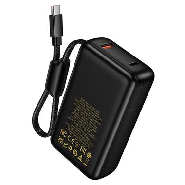 Внешний аккумулятор HOCO Q53 Skillful PD65W power bank(12000mAh) Black (6942007672597) фото №6