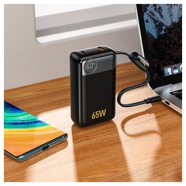 Внешний аккумулятор HOCO Q53 Skillful PD65W power bank(12000mAh) Black (6942007672597) фото №8