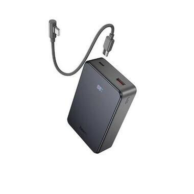 Внешний аккумулятор HOCO J170A Starlight 22.5W+PD20W fully compatible power bank with cable(20000mAh) Metal Gray (6942007672702) фото №5