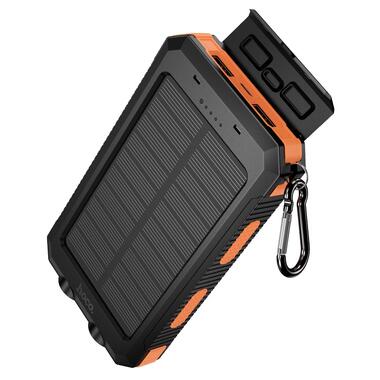 Внешний аккумулятор HOCO J164 Platinum solar dual lighting power bank(8000mAh) Black (6942007667579) фото №7