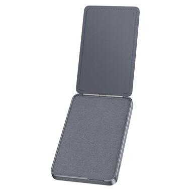 Внешний аккумулятор HOCO Q46 Title PD20W magnetic power bank+card holder+phone holder(5000mAh) Silver Gray (6942007663106) фото №6