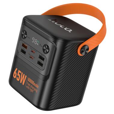 Батарея универсальная HOCO 80000mAh Pro Tough PD/65W Black (J152 / 714982) фото №1