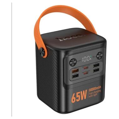 Батарея универсальная HOCO 80000mAh Pro Tough PD/65W Black (J152 / 714982) фото №5