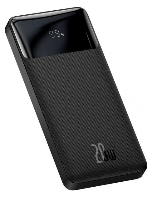 Універсальна мобільна батарея Baseus Bipow Digital Display 20W 10000mAh Black (PPDML-L01) фото №2