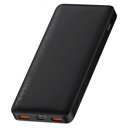 Універсальна мобільна батарея Baseus Bipow Digital Display 20W 10000mAh Black (PPDML-L01) фото №3