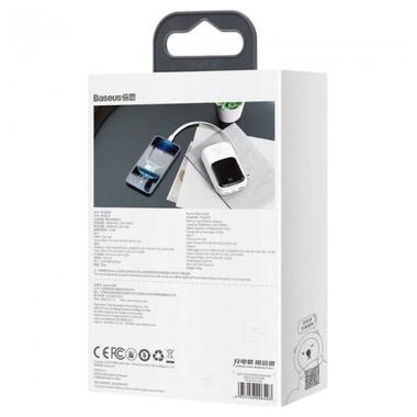 Портативний акумулятор Baseus Qpow Digital Display 20000mAh 20W (Lightning cable) (PPQD-H02) White фото №9