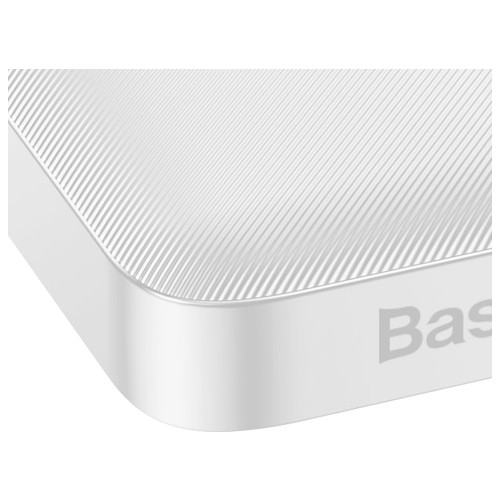 Портативний акумулятор Baseus Bipow Digital Display (Overseas Edition) 10000mAh 15W (PPBD050002) White фото №5