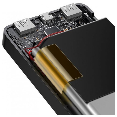 Універсальна мобільна батарея Baseus Bipow Digital Display 15W 30000mAh Black (PPDML-K01) фото №3