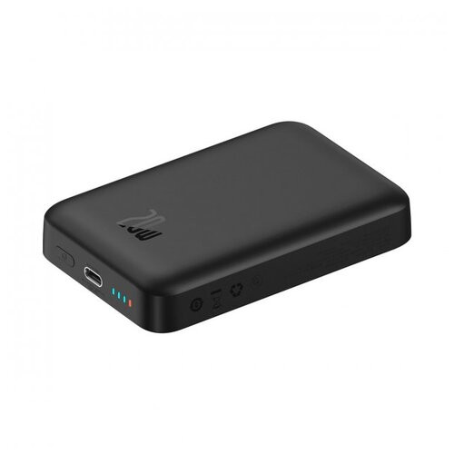 Портативний акумулятор із бездротовою зарядкою Baseus Magnetic Mini (Overseas Edition) 10000mAh 20W (PPCX070001) Black фото №5