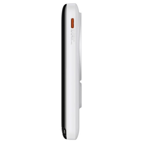 Зовнішній акумулятор Baseus Magnetic Wireless 10000 mAh White (PPCX000202) фото №6