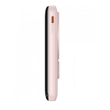 Портативний акумулятор Baseus Magnetic Bracket Wireless 20W 10000mAh pink (PPCX000004) фото №6