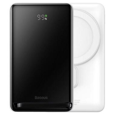 Powerbank Baseus Magnetic Bracket Wireless 20W 10000mAh білий (PPCX000202) фото №1