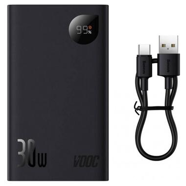 Повербанк Baseus Adaman 2 Digital Display 30W 20000mAh black (PPAD050101) фото №7