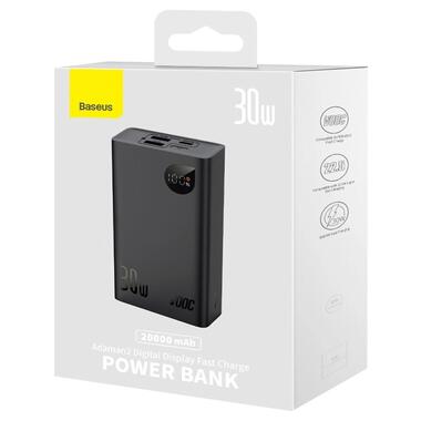 Портативное ЗУ Power Bank Baseus Adaman2 Digital Display 30W VOOС OS 20000 mAh (PPAD050101) Black Baseus фото №6