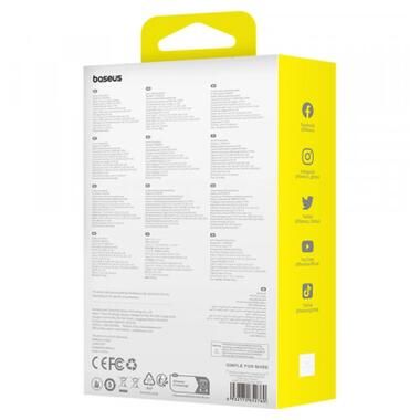 Батарея универсальная Baseus Qpow Pro+ 20000mAh 22,5W, PD/3.0, QC/3.0, FCP, AFC, built-in USB-C cable, white (P10067103213-00) фото №7