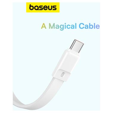 Зовнішній акумулятор Baseus Magnetic Mini Wireless Fast Charge Power Bank Type-C Edition 10000mAh 30W Stellar White (P1002210B223-00) фото №14