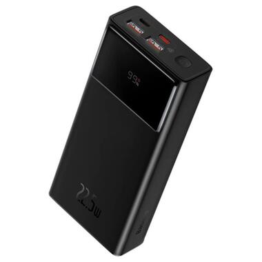 Батарея универсальная Baseus Star Lord Display 30000mAh 22.5W QC/3.0 PD/3.0 Black (PPXJ080101) фото №3
