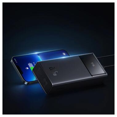 Батарея универсальная Baseus Star Lord Display 30000mAh 22.5W QC/3.0 PD/3.0 Black (PPXJ080101) фото №7