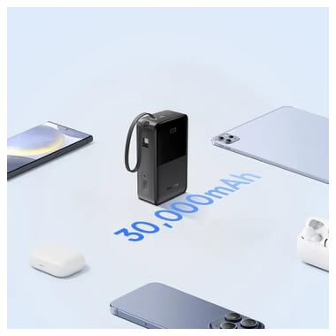 Батарея универсальная Baseus EnerFill FC51 Bipow2 Pro 30000mAh 22,5W build cab.USB-C black (E0028100) фото №12